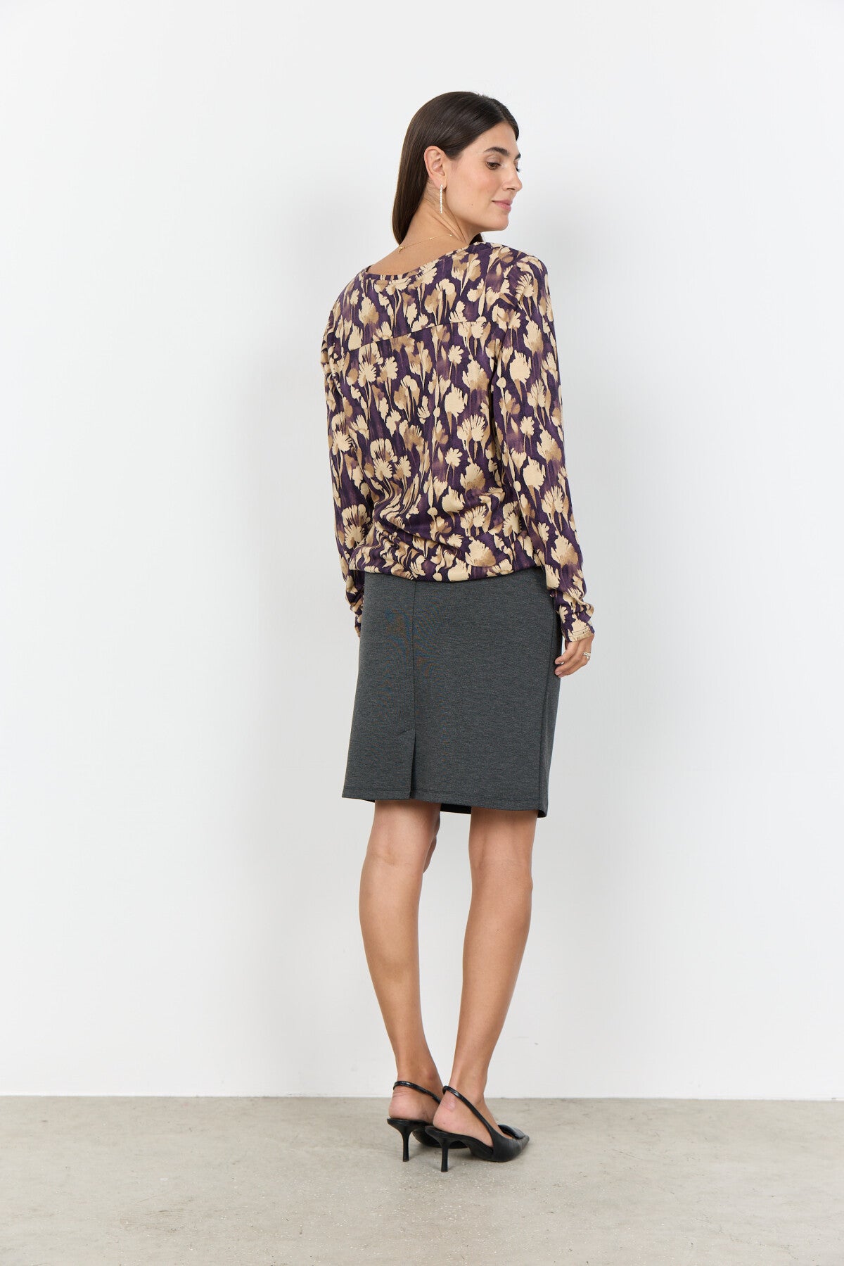 SC-FELICITY AOP 525 Blouse Paars