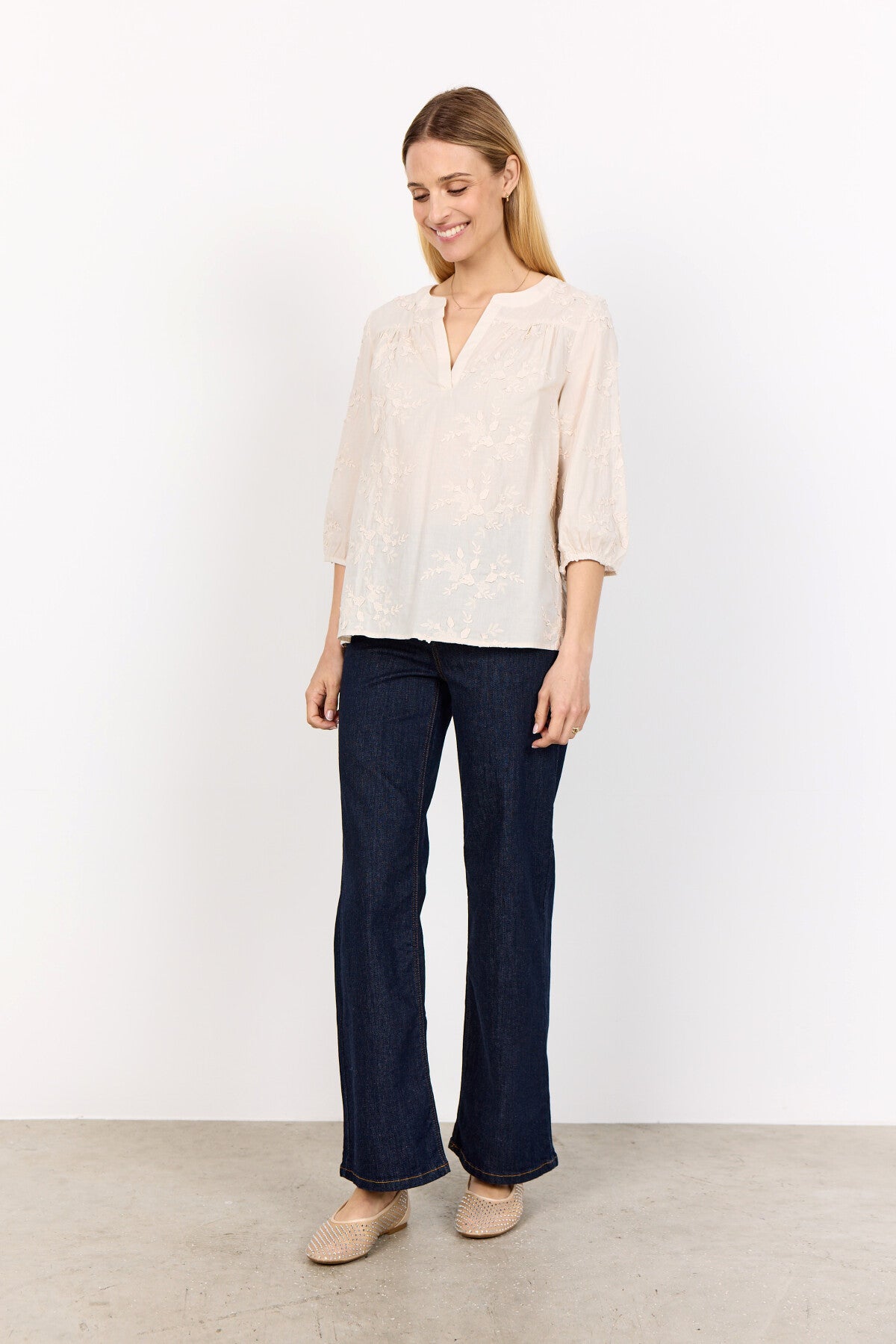 SC-SILVA 1 Blouse Crème