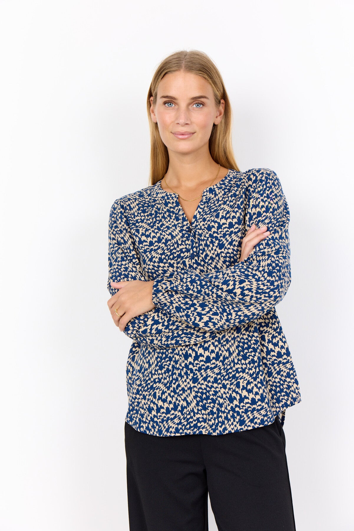 SC-VAN 1 Blouse Donkerblauw