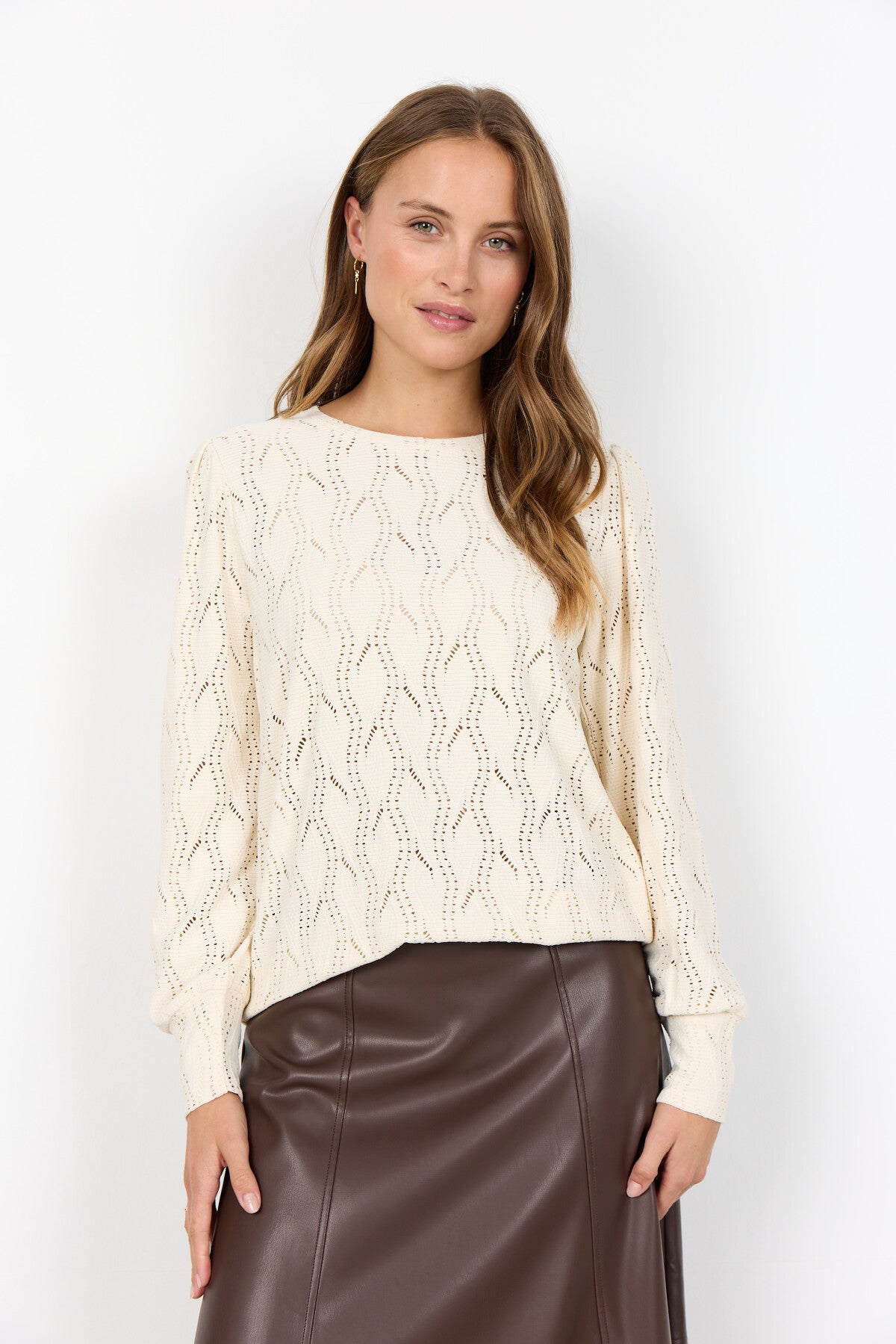 SC-ATHARI 1 Blouse Crème