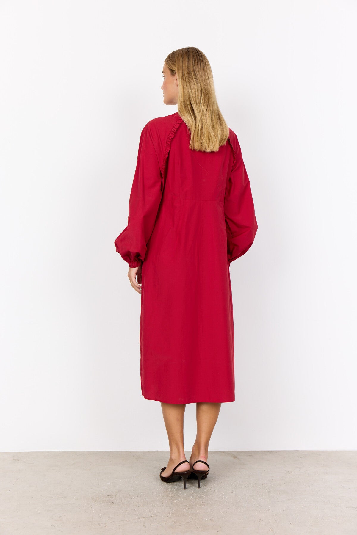 SC-NETTI 111 Jurk Donkerrood
