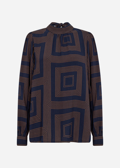 SC-ANNABEL 2 Blouse Donkerblauw