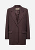 SC-ANN 2 Blazer Donkere pruim