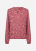 SC-MARICA AOP 347 Blouse Donkerrood