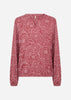 SC-MARICA AOP 347 Blouse Donkerrood