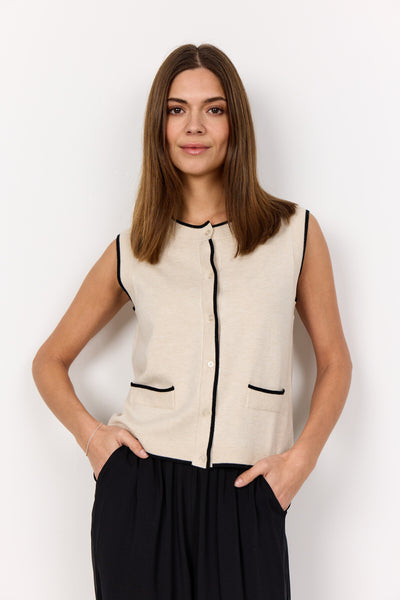 SC-DOLLIE 792 Gilet Crème