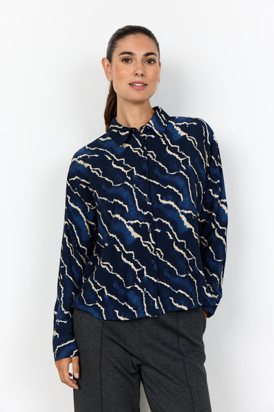 SC-ANYA 1 Shirt Donkerblauw