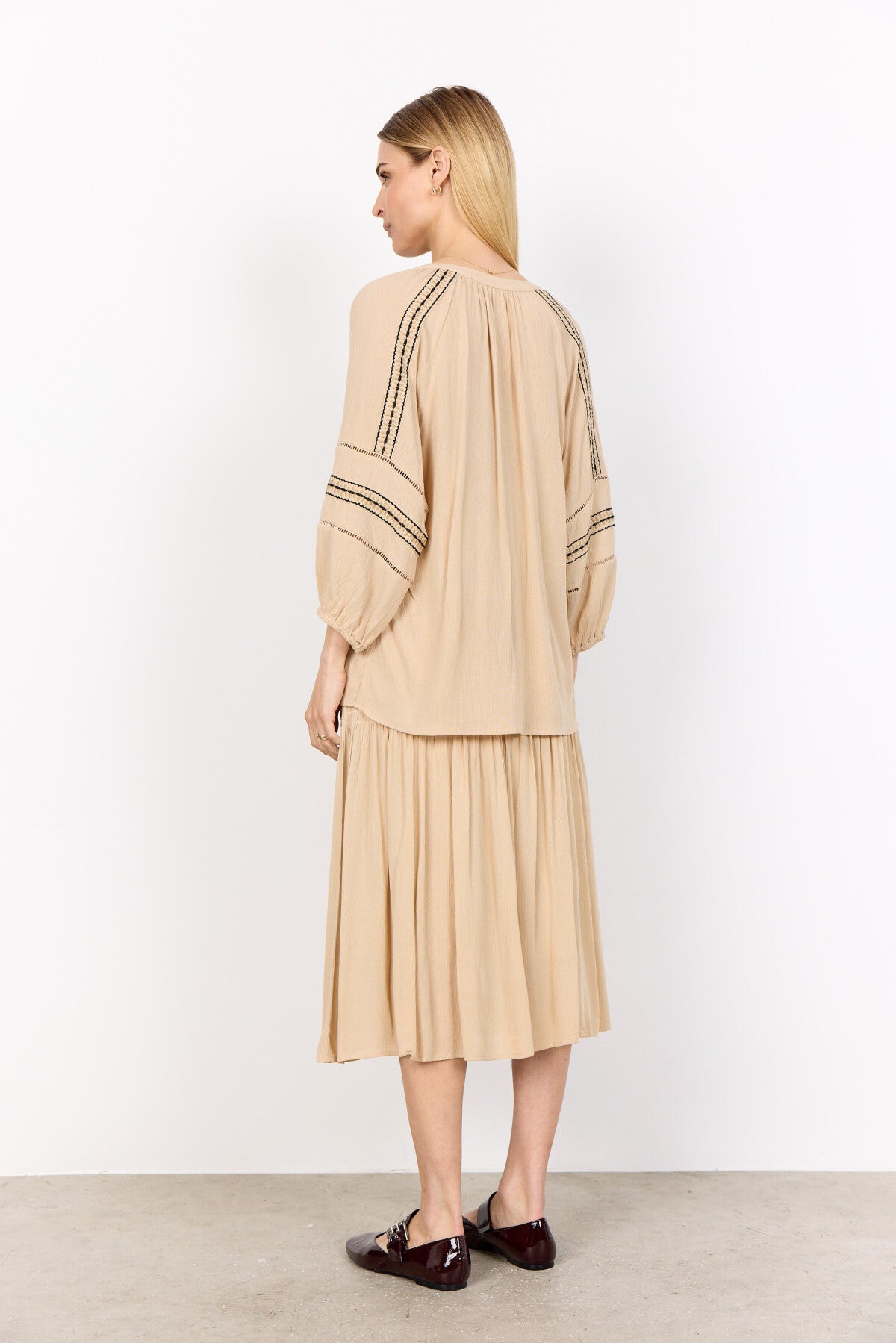 SC-SEBORA 1 Blouse Zand
