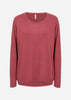 SC-BIARA 1 Blouse Robijnrood