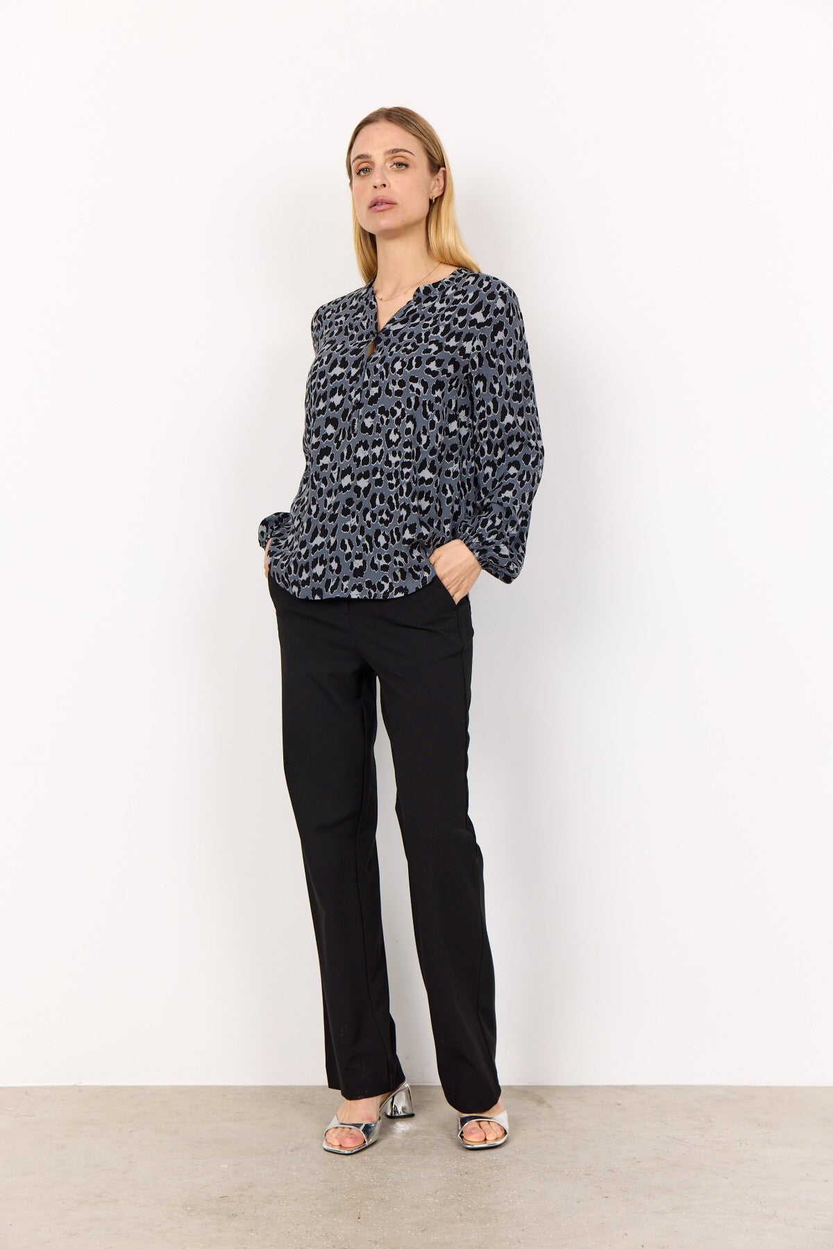 SC-SAFIRA 1 Blouse Zwart