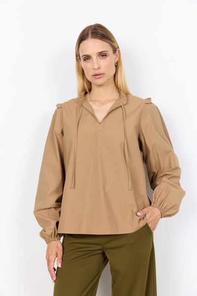 SC-NETTI 108 Blouse Donker zand