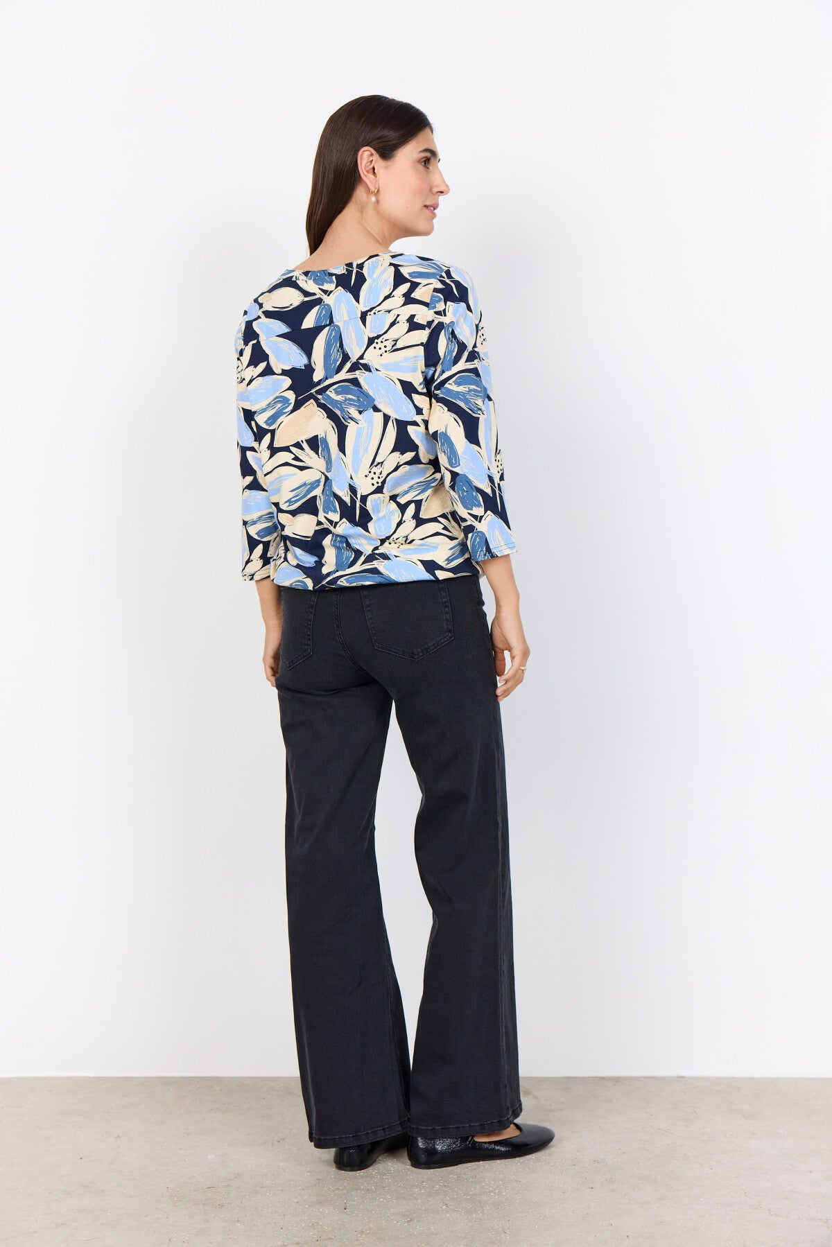 SC-FELICITY AOP 512 Blouse Lichtblauw