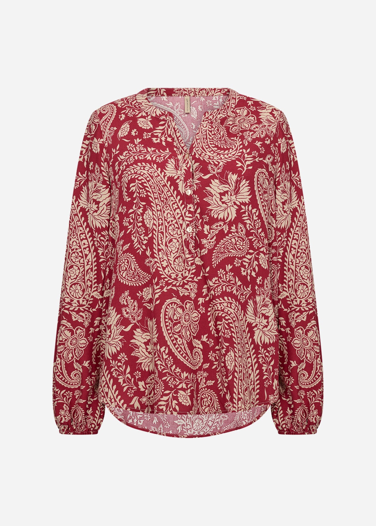 SC-VALGERDA 2 Blouse Donkerrood