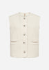 SC-SHAIMA 10 Gilet Crème