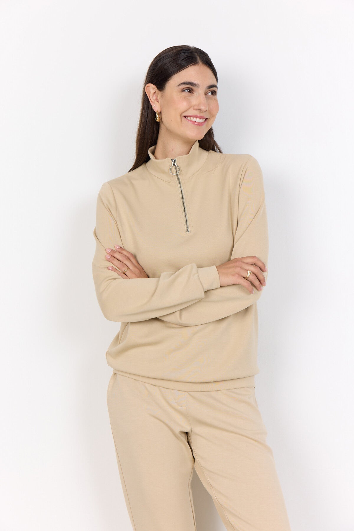 SC-BANU 187 Sweatshirt Zand