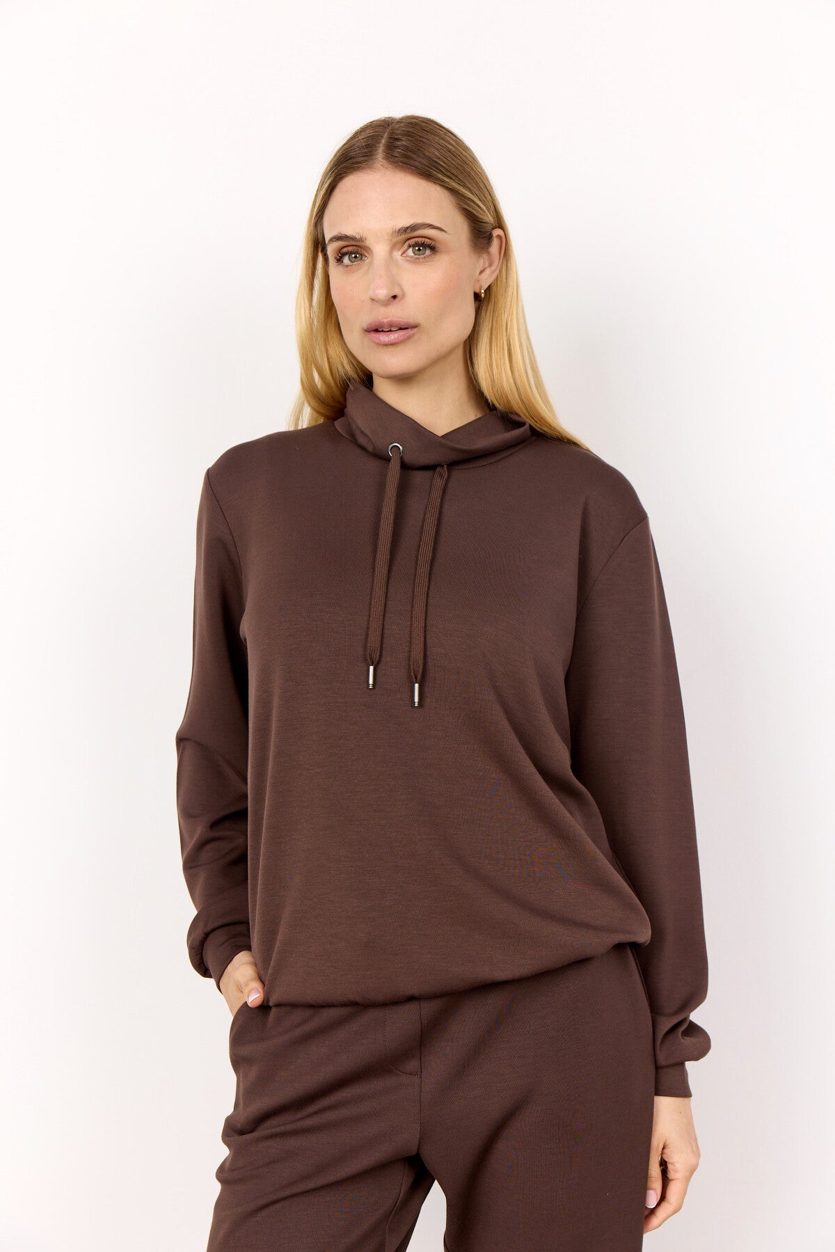 SC-BANU 125 Sweatshirt Donkerbruin