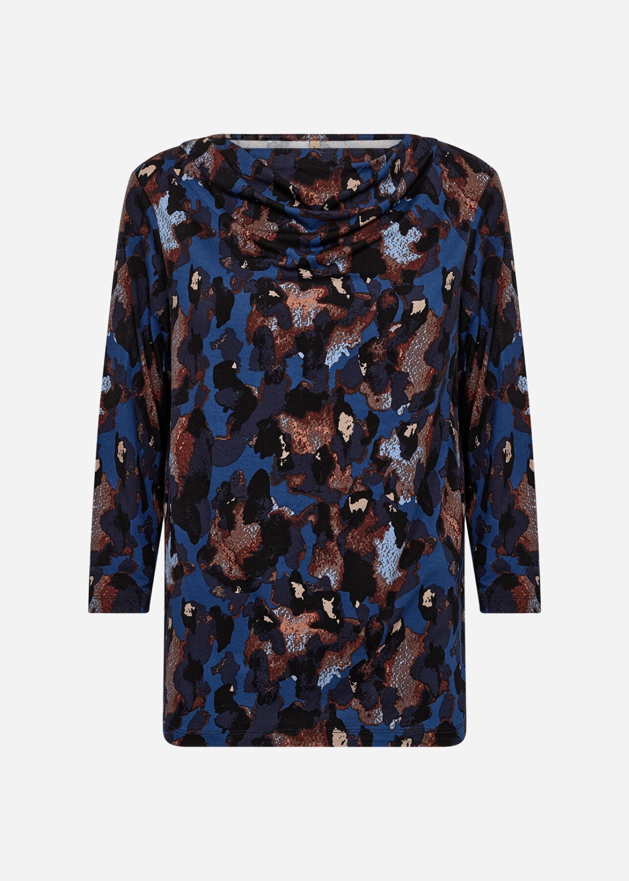 SC-MARICA AOP 342 Blouse Donkerblauw