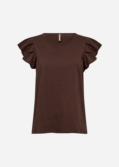 SC-DERBY 52 T-shirt Donkerbruin