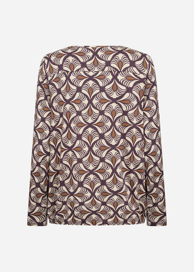 SC-FELICITY AOP 526 Blouse Paars