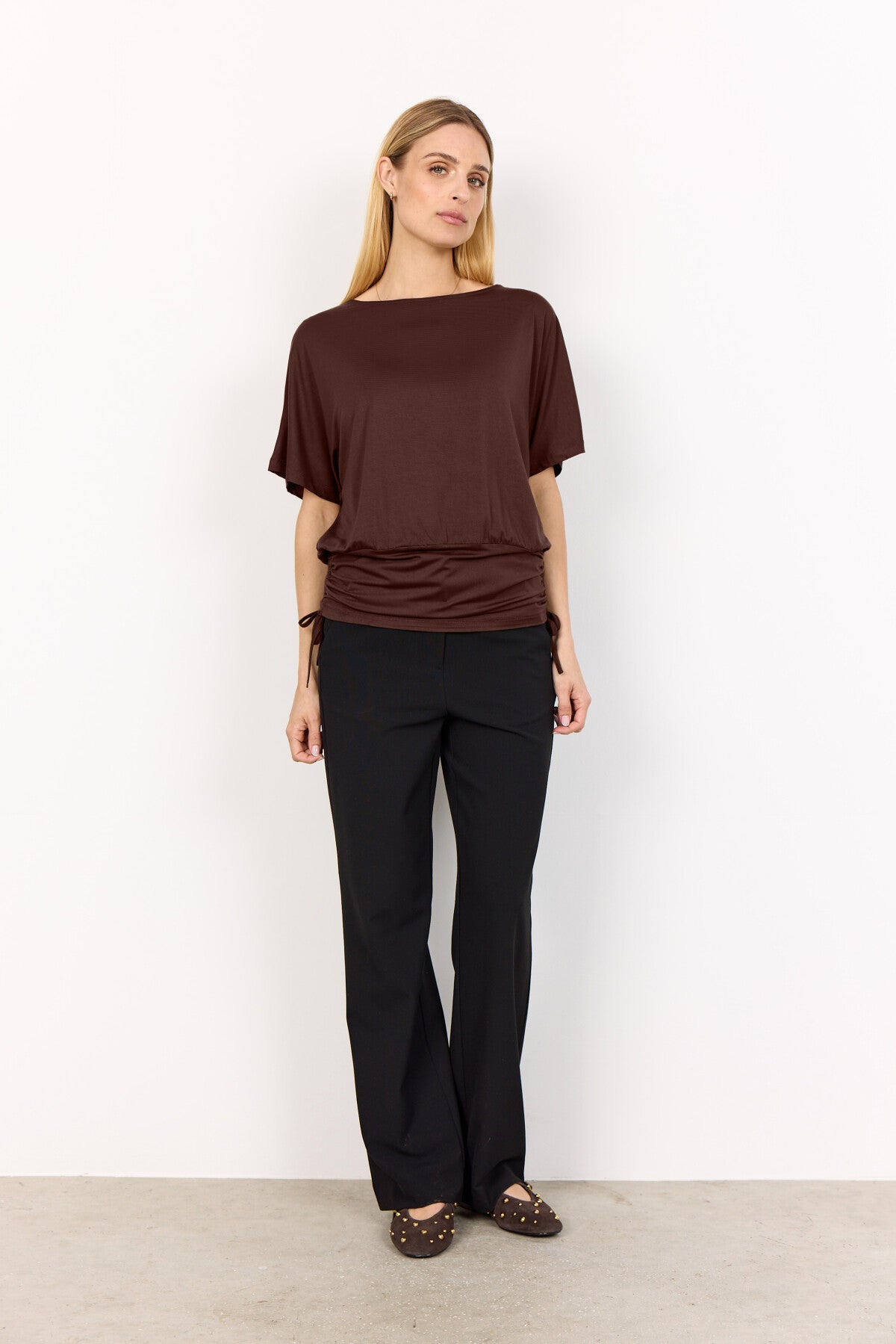 SC-MARICA 335 T-shirt Donkerbruin