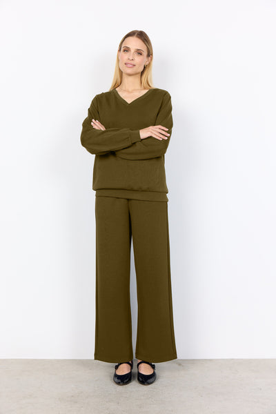 SC-BANU 194 Blouse Donkergroen