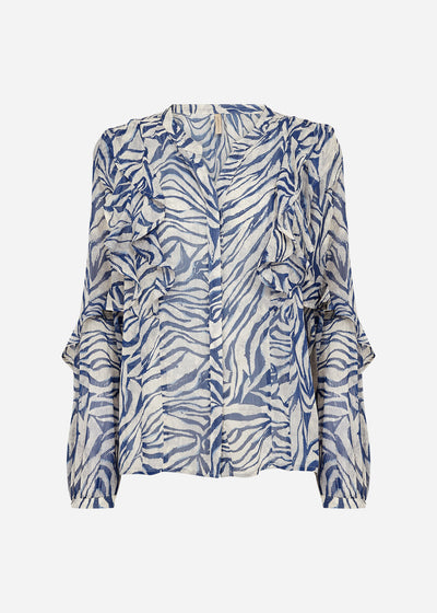 SC-VALBORG 1 Shirt Donkerblauw