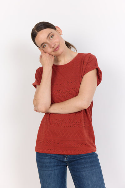 SC-SATINE 2 T-shirt Roestrode
