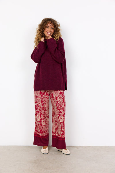SC-GUNNA 6 Trui Bordeaux
