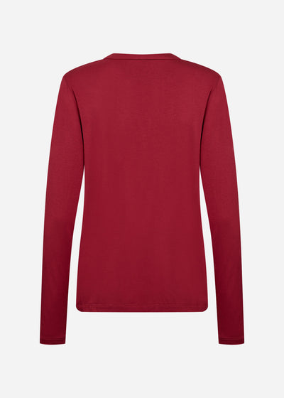 SC-MARICA 339 Blouse Donkerrood