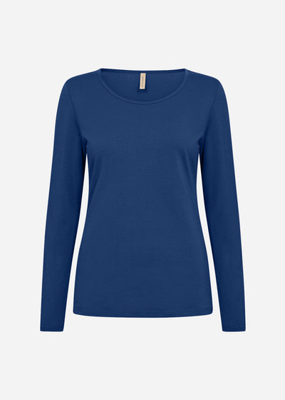 SC-PYLLE 2 T-shirt Donkerblauw