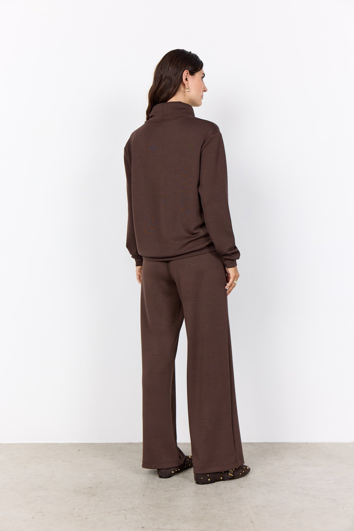 SC-BANU 256 Sweatshirt Donkerbruin