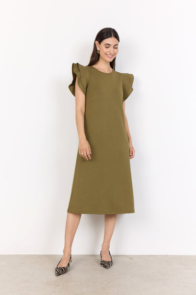 SC-BANU 251 Jurk Olijf