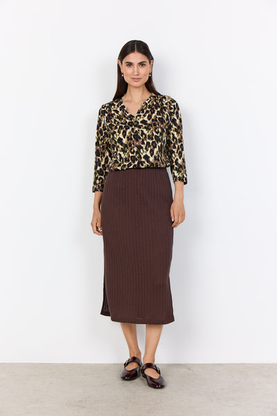 SC-FELICITY AOP 516 Blouse Olijf
