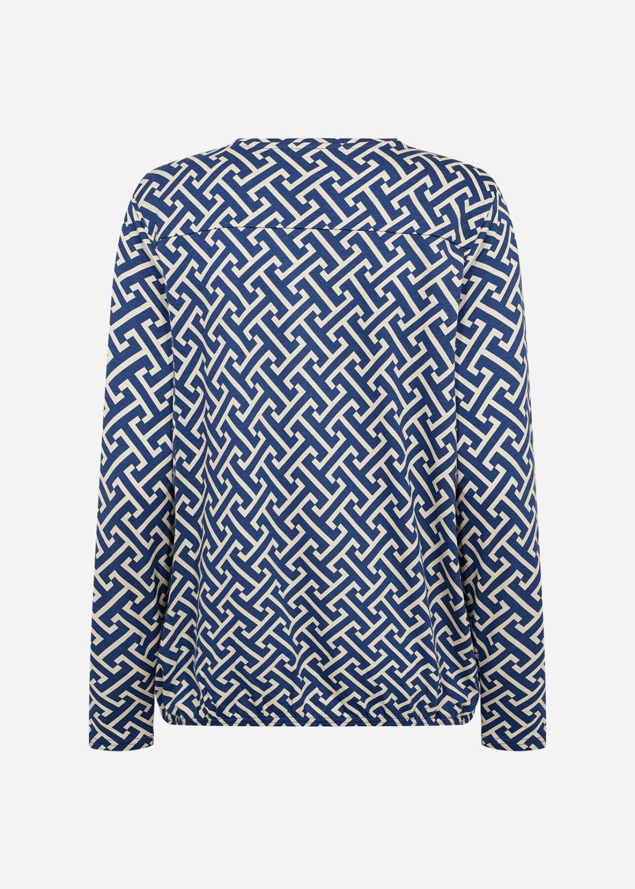SC-FELICITY AOP 520 Blouse Donkerblauw