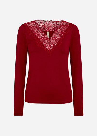 SC-MARICA 301 T-shirt Donkerrood