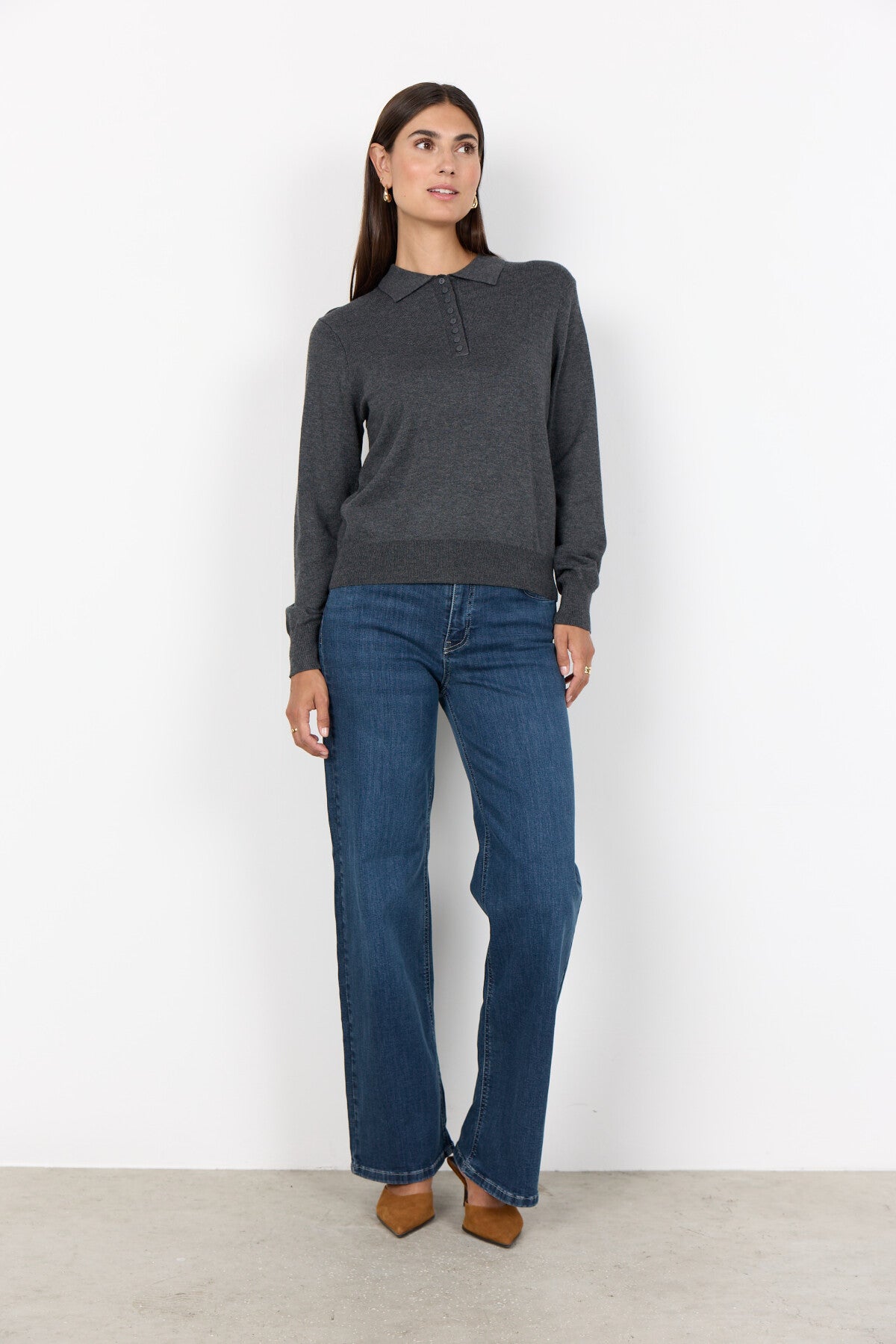 SC-DOLLIE 799 Trui Donkergrijs