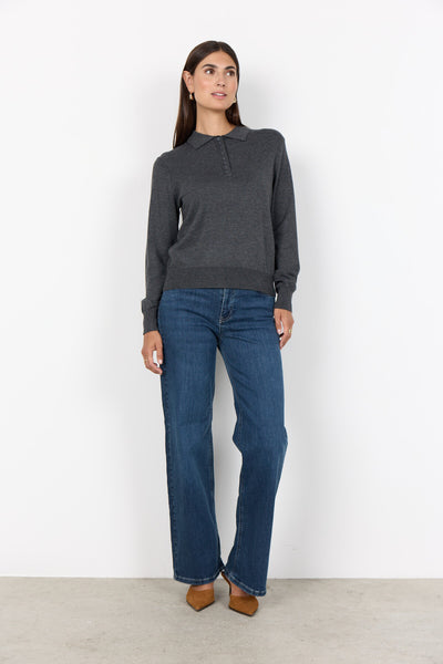 SC-DOLLIE 799 Trui Donkergrijs