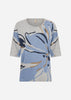 SC-BIARA AOP 158 Blouse Blauw