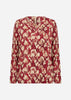 SC-FELICITY AOP 525 Blouse Rood
