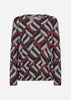 SC-GALINA 64 Blouse Donkerrood