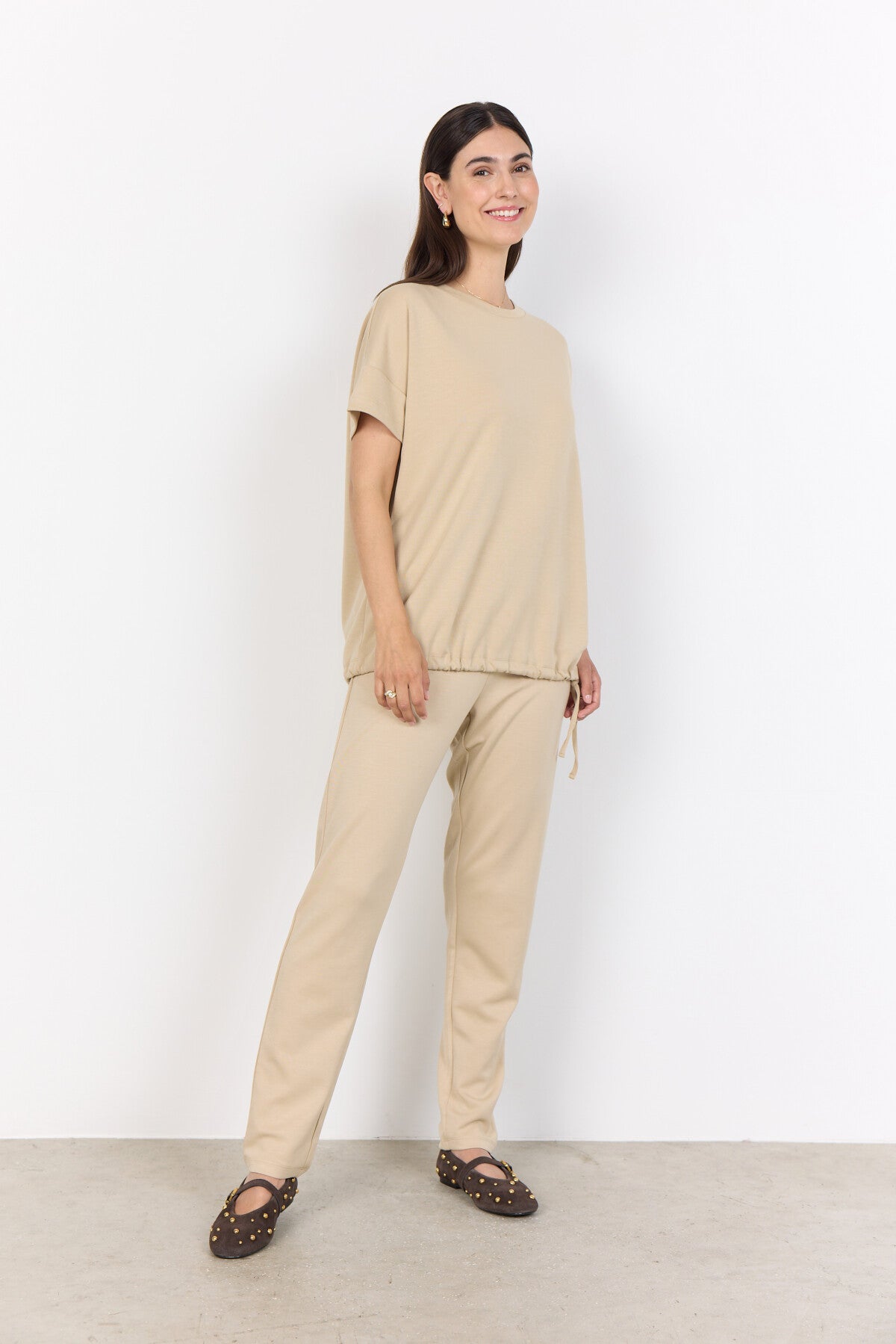 SC-BANU 184 T-shirt Zand