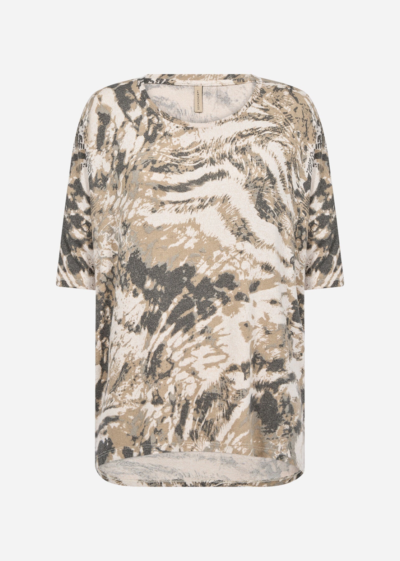 SC-BIARA AOP 140 T-shirt Crème