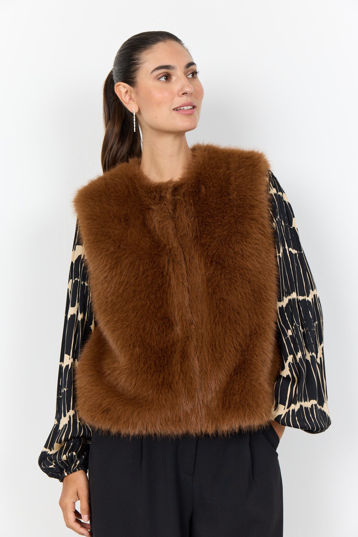SC-NAIDA 3 Gilet Bruin