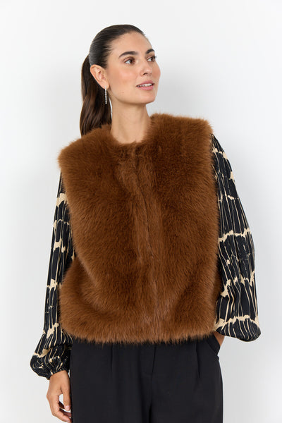 SC-NAIDA 3 Gilet Bruin