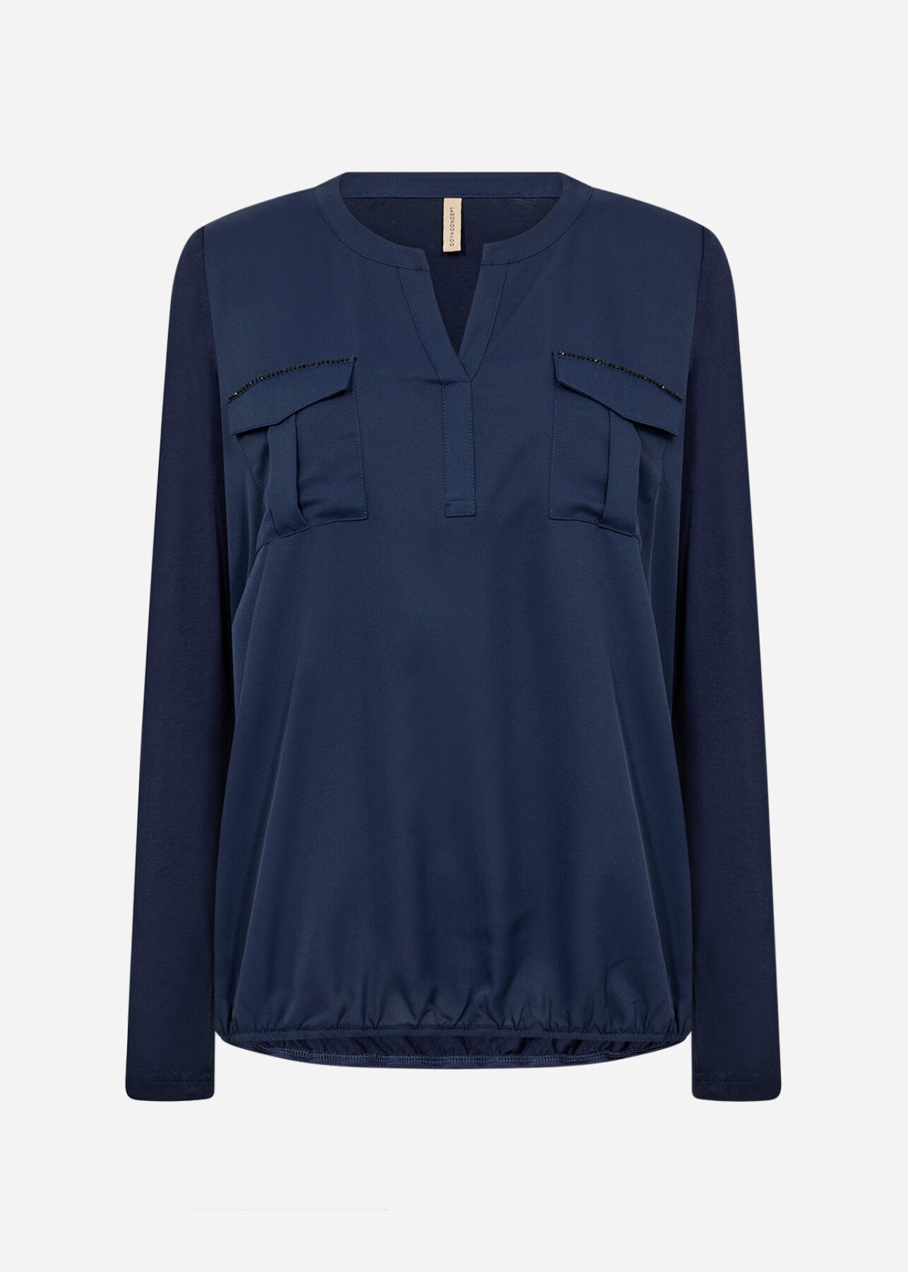 SC-HERMINE 1 Blouse Donkerblauw