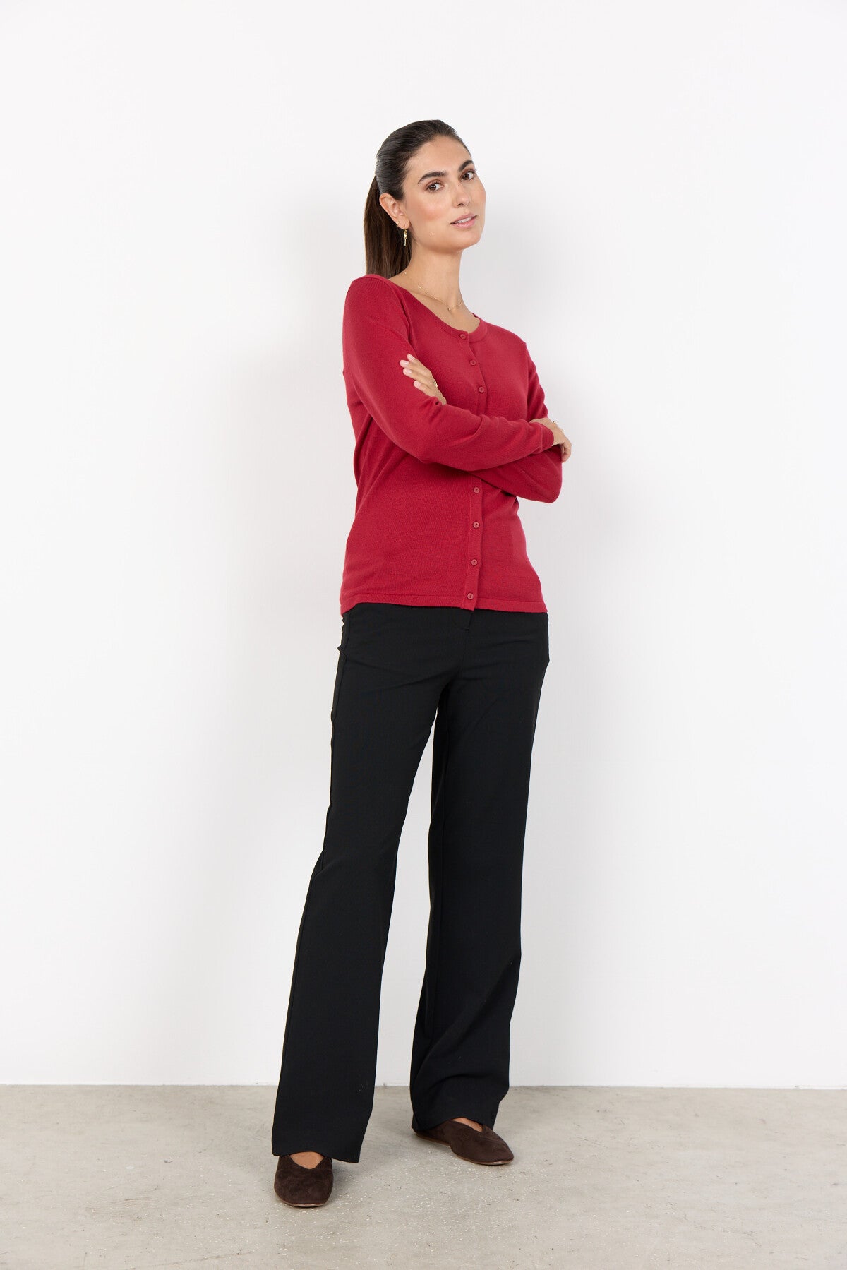SC-DOLLIE 446 Vest Donkerrood