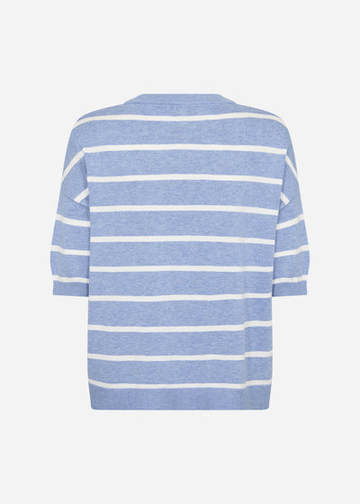 SC-DOLLIE STRIPE 794 Trui Lichtblauw