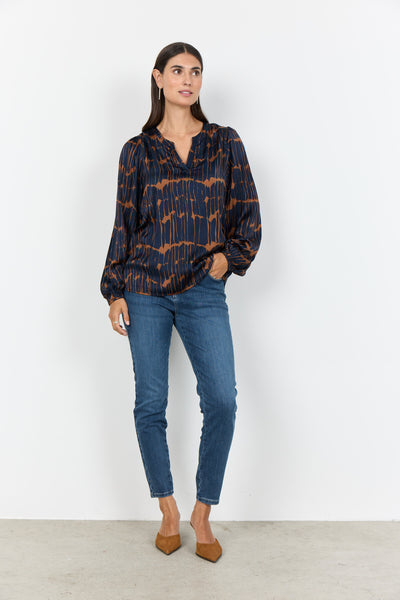 SC-ARLETTE 1 Blouse Donkerblauw