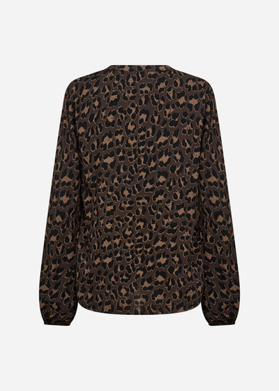 SC-SAFIRA 1 Blouse Donkerbruin