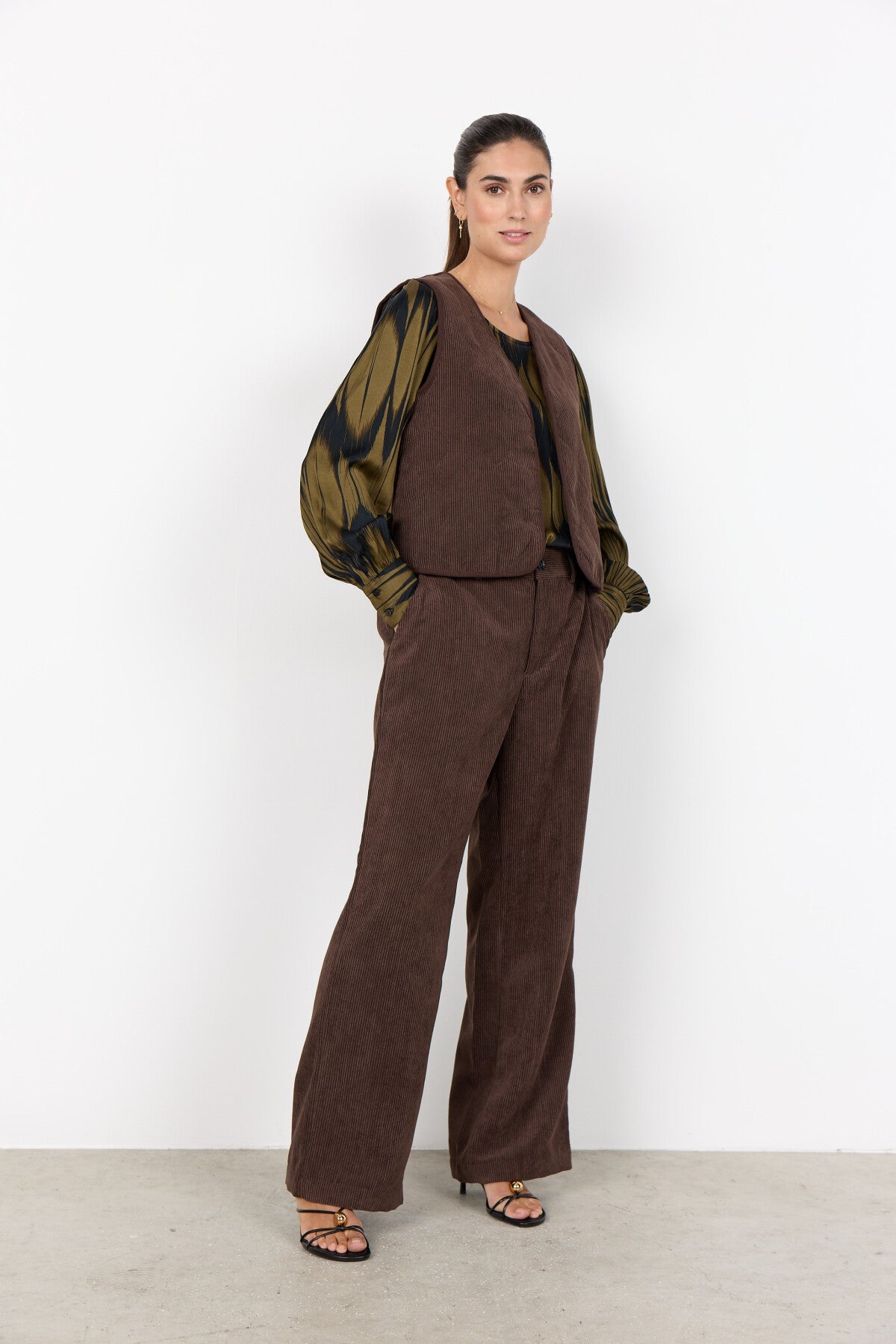 SC-BINDI 17 Vest Donkerbruin